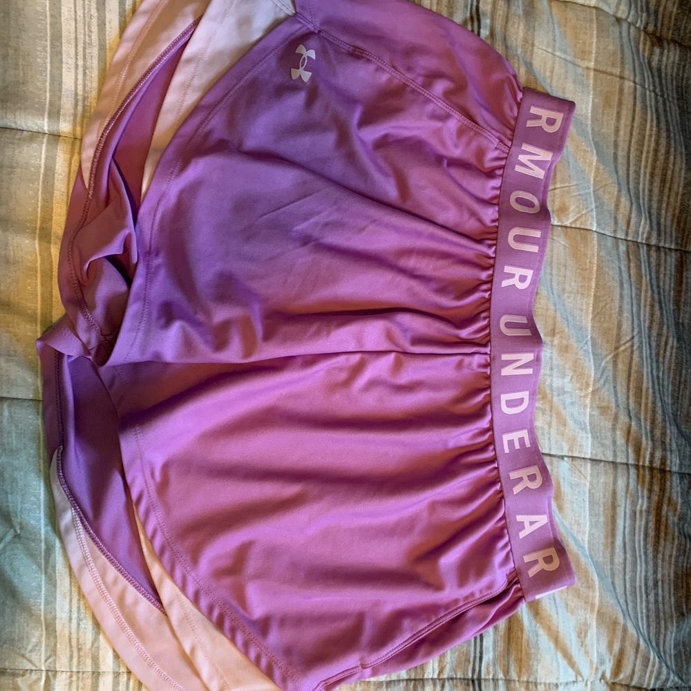 Under Armour Purple Athletic Shorts